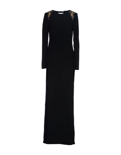 Versace Long Dress In Black