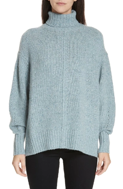 Isabel Marant Harriett Cashmere Turtleneck Sweater In Faded Blue