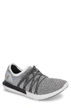Under Armour Men's Speedform Slingshot Knit Lace Up Sneakers In White / Black / Metallic Gold