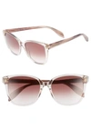 Alexander Mcqueen 56mm Sunglasses - Shiny Pink Havana