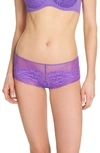 Natori Flora Lace Hipster Briefs In Grape Juice