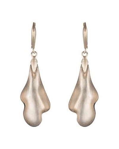 Alexis Bittar Lucite Drop Earrings In Taupe/gold