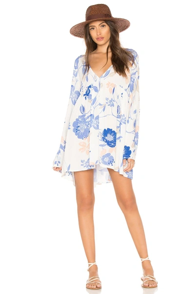 Free People Bella Print Tunic In Ivory