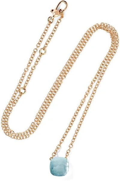 Pomellato Nudo 18-karat Rose Gold Topaz Necklace