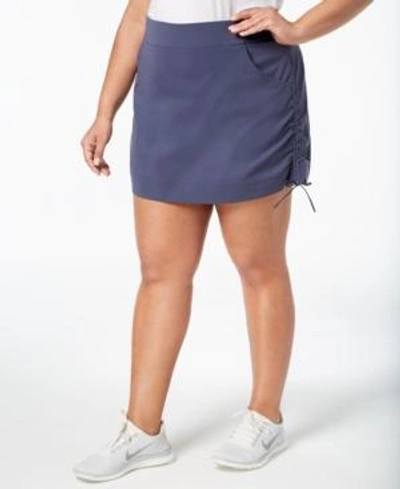 Columbia Plus Size Anytime Casual Skort In Nocturnal