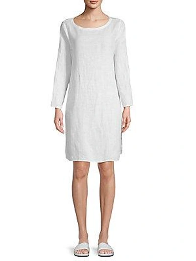 Eileen Fisher Organic Linen Tunic In White