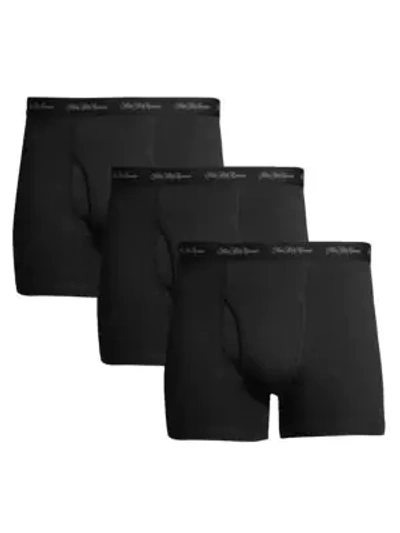 Saks Fifth Avenue Collection 3-pack Boxer Briefs In Black