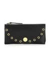 See By Chloé Kriss Leather Long Wallet In Black