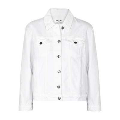 Frame White Denim Jacket