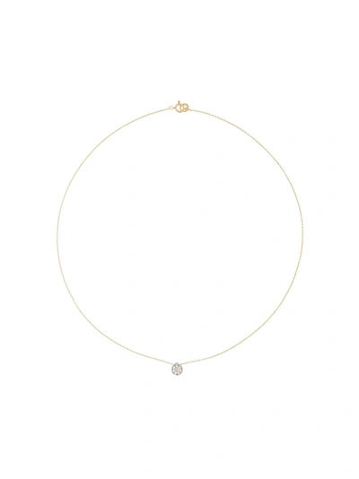 Hum Circle Pendant Necklace - Metallic