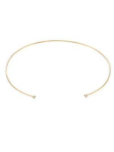 Zoë Chicco Diamond & 14k Yellow Gold Open Collar Necklace