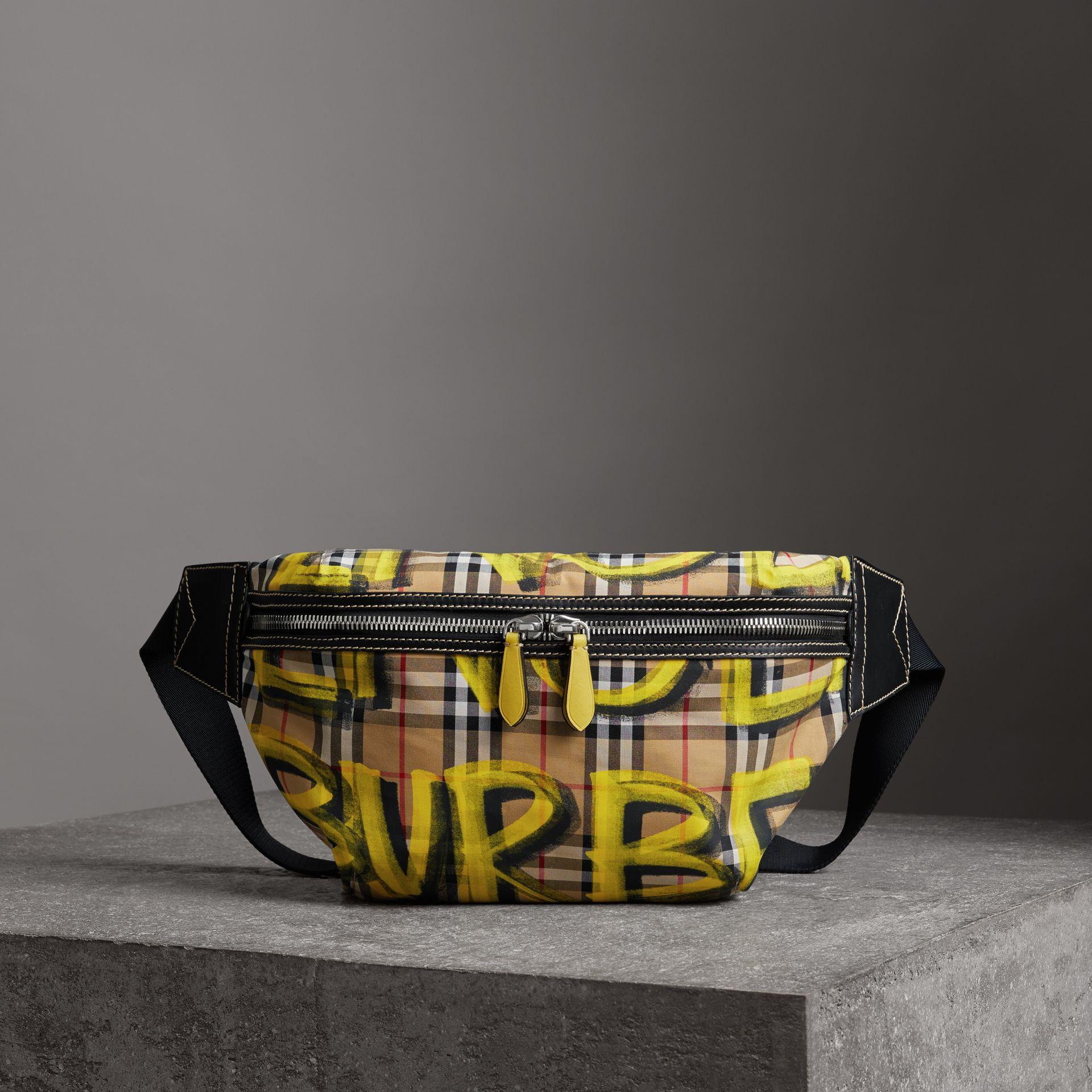 burberry graffiti belt bag