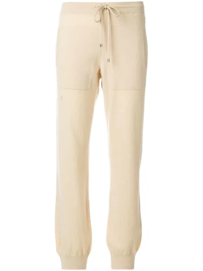 Barrie Romantic Timeless Cashmere Jogging Trousers In Neutrals