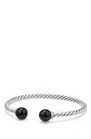 David Yurman Sterling Silver Solari Bracelet With Diamonds & Gemstones In Black Onyx