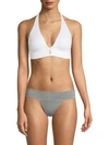 Les Coquines Blair Wireless Bralette In Blanc