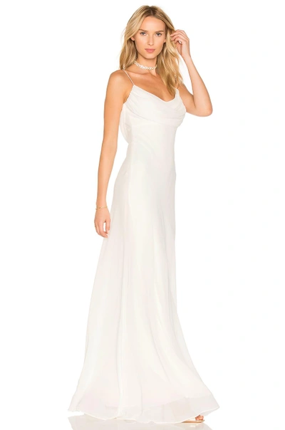 Katie May Eden Gown In White. In Ivory