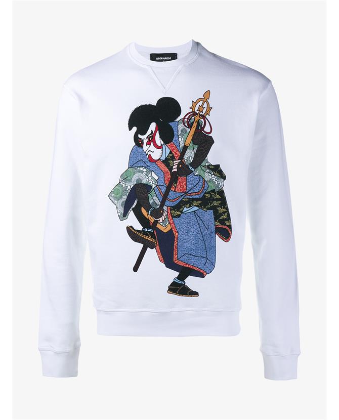 dsquared samurai sweatshirt