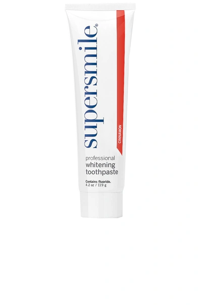 Supersmile Cinnamon Professional Whitening Toothpaste In Red