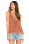 Free People Scarlett Tank In Rust