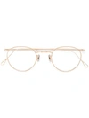 Eyevan7285 Brille Mit Rundem Gestell - Metallisch In Metallic