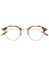 Eyevan7285 Round Frame Glasses - Brown