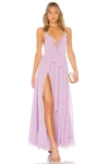 Michael Costello X Revolve Justin Gown In Lavender