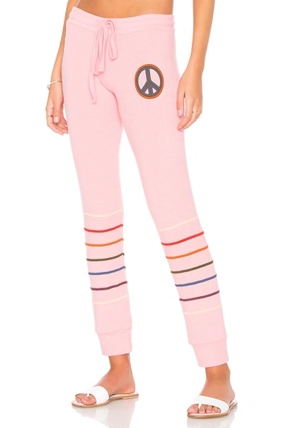 Lauren Moshi Kizzy Classic Sweatpant In Pink