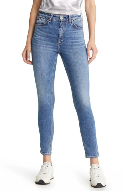 Rag & Bone Nina High Waist Skinny Jeans In Malibu