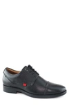 Marc Joseph New York Mackenzie St Cap Toe Derby In Black Grainy