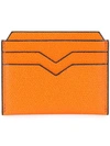 Valextra Classic Cardholder In Orange