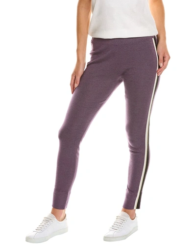 Brunello Cucinelli Cashmere & Silk-blend Pant In Purple