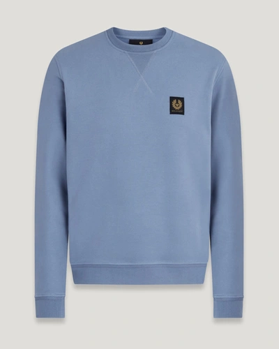 Belstaff Sweatshirt In Blue Flint