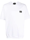 N°21 Logo-patch Cotton T-shirt In White