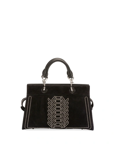 Altuzarra Shadow Suede Studded Tote Bag