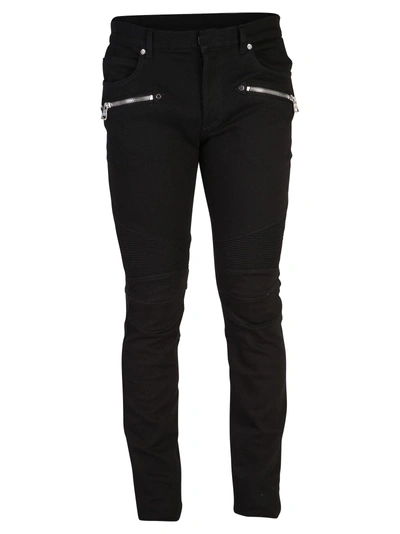 Balmain Black Biker Jeans