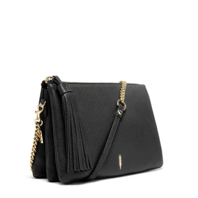 Thacker New York Ladybird Chain Clutch In Black And Gold