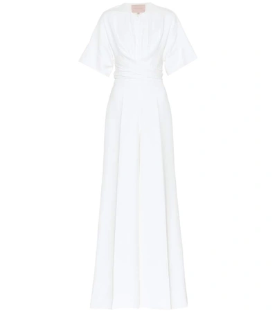 Roksanda Tullus Bridal Silk-blend Jumpsuit In White