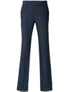 Etro Slim Fitted Tailored Trousers In Blue