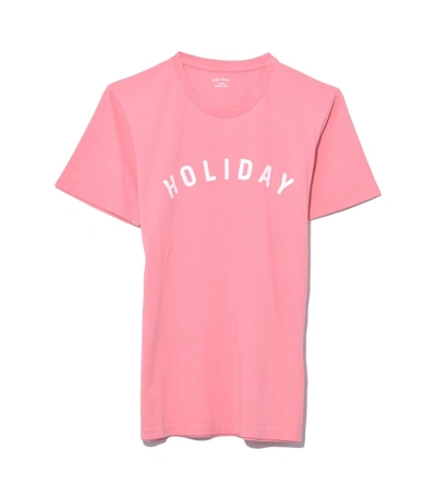 Holiday Pink Logo Tshirt