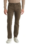 Liverpool Los Angeles Regent Relaxed Straight Leg Twill Pants In Bark