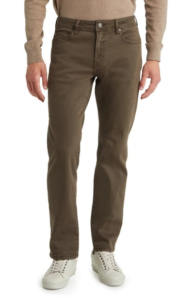 Liverpool Los Angeles Regent Relaxed Straight Leg Twill Pants In Bark