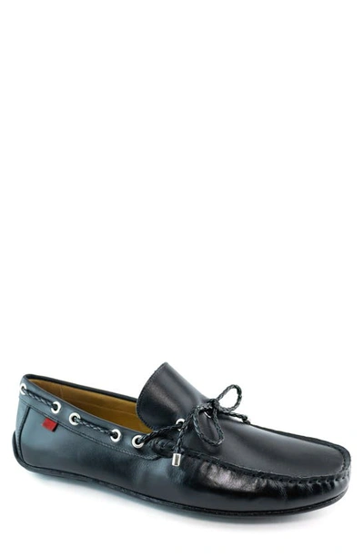 Marc Joseph New York Regent Street Tie Loafer In Black Napa