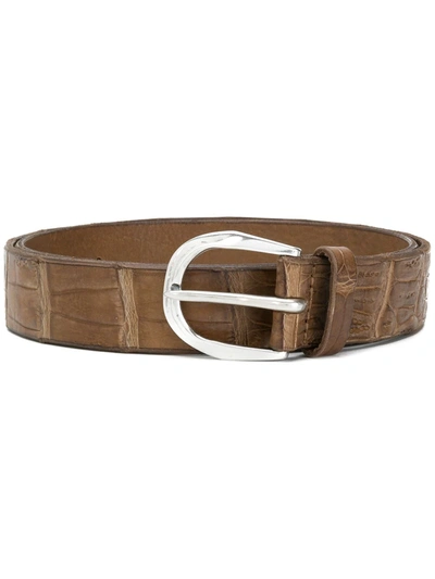 Orciani Classic Belt In Brown