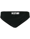 Moschino Logo Plaque Swimming Briefs