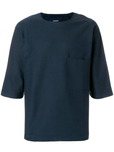 Lemaire Cropped Sleeved T-shirt
