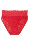 Wacoal Halo High Cut Briefs In Hibiscus