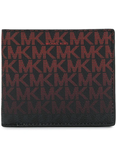 Michael Kors Collection Monogram Wallet - Black