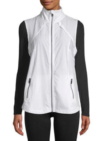 Nanette Lepore Classic Full-zip Jacket In White