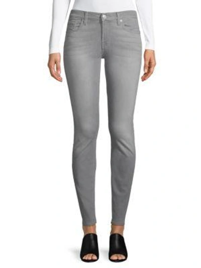 7 For All Mankind Gwenevere Skinny Jeans In Light Stone Grey