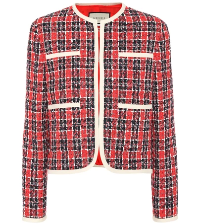 Gucci Red Tweed Jacket